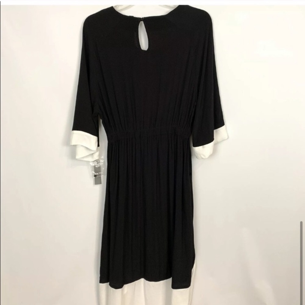 Melissa McCarthy Seven7 Black & White midi dress - Picture 3 of 6